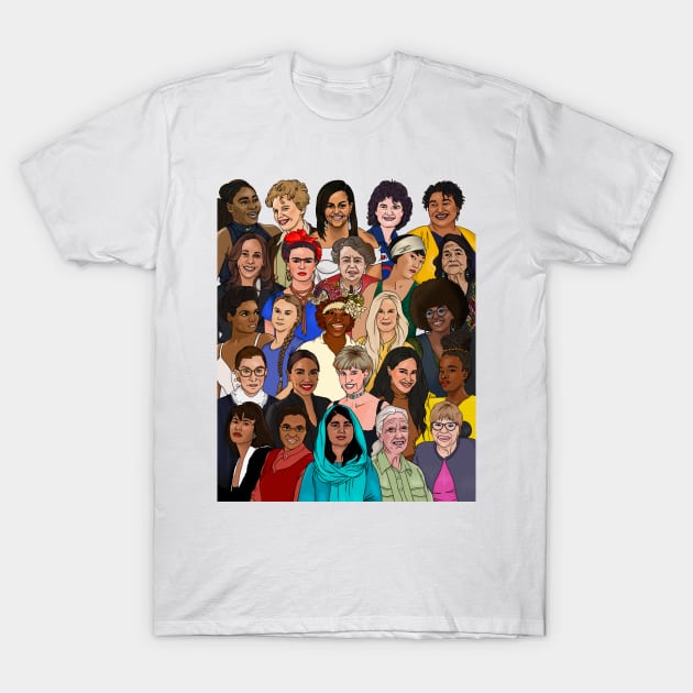 Women’s History v. 1 T-Shirt by Annabalynne